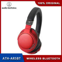 Original Audio Technica ATH-AR5BT Bluetooth Earphone Music Wired/Wireless Folding Headphone With Remote Control Mic Hi-Res Hifi