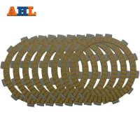 AHL Motorcycle Clutch Friction Plates Set for HONDA CRF250R CRF250 R 2004-2010 Clutch Lining #CP-00029