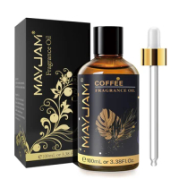 MAYJAM 100ml with Dropper Essential Oil For Diffuser Coffee Mandarin Lavender Jasmine Eucalyptus for Scented Aromatic Candles