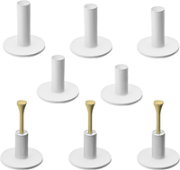 KOFULL Rubber Golf Tees for Mats Golf Simulator Tees for Home Golf Tee Holder for Driving Range & Si