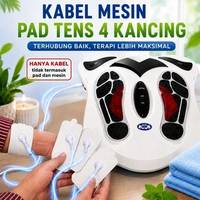 KABEL MESIN ALAT PIJAT TERAPI KAKI / KABEL PENGGANTI ALAT PIJIT GETAR KAKI BADAN / KABEL TERAPI 4 CA