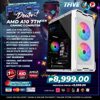 Five year warranty SYSTEM UNIT AMD A10-9700 APU with Radeon R7 8GB 120GB SSD 400WATTS PSU KEYTECH T1