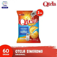 Qtela Singkong Original Snack [60 g/ 3 pcs]