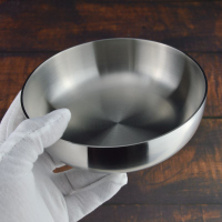 傳承碗 全鋼加厚304不銹鋼碗泡面醬料碗攪拌腌肉圓盤菜盤燒韓式