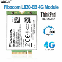 Fibocom L830-EB PLACA WWAN Para Lenovo Thinkpad X280 T480 T580 P52s L480 L580 T490 T590 P53s T490s X390 L490 L590 01AX761