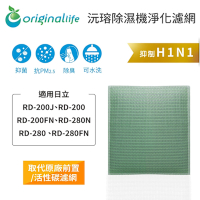 【Original Life 沅瑢】長效可水洗 除濕機濾網 適用日立: RD-200J、RD-200、RD-200FN、RD-280N、RD-280 、RD-280FN
