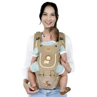 LB - Gendongan Bayi Depan Hipseat Baby joy Pinguin Series , Jungle Joy Series dan Dino zoo series Kh