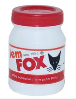 Lem Fox Putih 150 g Lem Fox Super Lem Putih PVAc Lem Kayu Lem Plamur