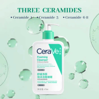 CeraVe Soothing Purifying Foaming Cleansing 473ml Daily Face Wash Facial Cleanser for Oily Skin
