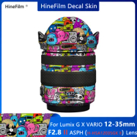 LUMIX G 12-35F2.8 II Lens Decal Skin Wrap Cover for Panasonic Lumix G X Vario 12-35mm f/2.8 II Lens Sticker Protective Film