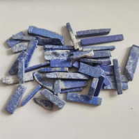 Natural Lapis Lazuli Strip Rough Stones Healing Quartz Crystal Afghanistan Raw Mineral Specimens Home Decor Stone DIY Jewelry