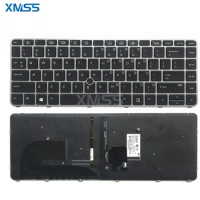 New US Keyboard + Backlit Pointer for HP EliteBook 840 G3 745 G3 840 G4 745 G4