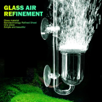 Glass Spiral CO2 Diffuser Bubble Counter for Aquarium CO2 Diffuser Of Water Grass Tank Carbon Dioxide Refiner For CO2 Generator