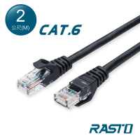 【RASTO】CAT6 2M 網速1GPS網路線 REC4