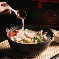 四平小館 酸菜白肉鍋 (2200g/入，約4人份) 湯品鍋物