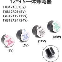 10pcs/lot Active Buzzer TMB12A03 TMB12A05 TMB12A12 TMB12A24 3V/5V/12V/24V 12*9.5mm Magnetic Long Continous Beep Tone Speaker