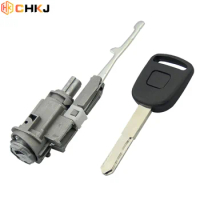 CHKJ Car Ignition Switch Cylinder Lock With Key Fit CRV Odyssey Civic City Auto Door Lock Cylinder For Honda Accord 2003-2011