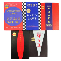 5 Books The Concise Strategies of War / Seduction / Concise Laws / Daily Laws / 48 Laws of Power By 