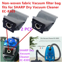 2 PCS Non-woven fabric Vacuum filter bag fits for SHARP Dry Vacuum Cleaner EC-8305