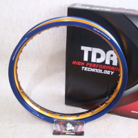 VELG TDR W SHAPE UKURAN 185 x 17 BLUE GOLD RING 17