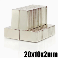 5/10/20/50/200Pcs 20X10X2 Neodymium Magnet 20Mm X 10Mm X 2