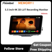SHIMBOL MEMORY I 5.5 Inch 2000nits 4K HDR 3D LUT Touch Screen Monitor for DSLR Camera / Mp4 Video Recording Monitor