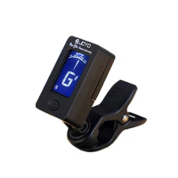 1PCS Folk Guitar Tuner Universal Rotatable Clip-on Tuner LCD Display Guitar Tuners Bass Acoustic Electronic Guitar Accessories
