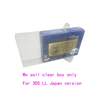 PET plastic box For 3DSLL Japan version Limited Edition Storage Box Transparent Display Box