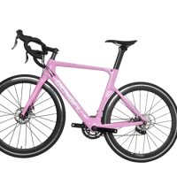 700x28C Alloy Wheels Road Bike Carbon Complete Disc Racing BicycleMade in China Frameset Pink bicicleta 29 Made in China