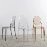 Salon Mobile Dining Chairs Gamer Plastic Kitchen Counter Stools Dining Chairs Waiting Kids Transparent Sandalye Patio Furniture