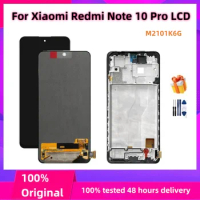 6.67" Original LCD For Xiaomi Redmi Note 10 Pro LCD Display Touch Screen Redmi Note 10 Pro M2101K6G LCD Display Replace