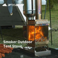 3F UL Gear Desktop Fire Wood Stove Winter Outdoor Camping Multifunctional Stainless Steel Tent Heating Stove NH21SK004