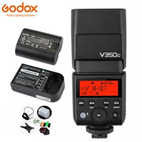 Godox V350C TTL Li-ion Speedlite + 2000mAh Rechargeable Battery 2.4G HSS 1/8000s Flash Light for Canon DSLR Mirroless Camera