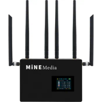 Mine M4 Mini Ucast M4 Mini Router 4G LTE Bonding Router Remote Management Bonding the 4 SIM Card to Increase Bandwidth 4G Router