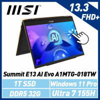 【贈電競耳機】 msi微星 Summit E13 AI Evo A1MTG-018TW 13.3吋 商務筆電