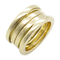 【二手名牌BRAND OFF】BVLGARI 寶格麗 18K黃金 B.zero1 戒指 50