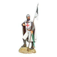1/18 Scale Unpainted Resin Figure Knight Templar GK figure