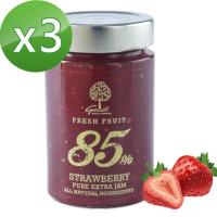 【Geodi希臘】經典草莓果醬85%含果量(3入)