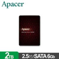 宇瞻Apacer AS350X 2TB 2.5吋 SSD固態硬碟