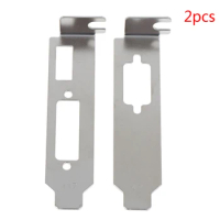 New New 2pcs/ set Low Profile Bracket Adapter HDMI DVI Port For Half Height Graphic Video Card Set