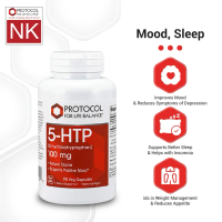 Protocol for Life Balance, 5-HTP, 100 mg, 90 Veg Capsules