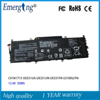 15.4V 50Wh Laptop Battery C41N1715 For ASUS Zenbook 13 UX331UA UX331FN 4ICP4/72/75