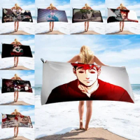 Killing Stalking Fiction Bath Towel beach towel female silk printed long skirt wrapped bikini covered sunscreen blanket