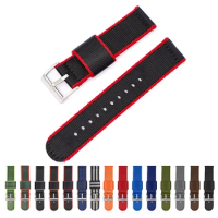 Canvas Nylon Strap Compatible With Huami Amazfit GTR 2/GTS 2 Mini 2e Band For Bip U/S Smartwatch Bracelet Watch bands