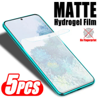 5pcs Matte Hydrogel Film For Samsung Galaxy S20 FE 2022 Plus Ultra 5G UW 4G Screen Protector Sansung Galaxi S 20Ultra 20FE 5 4 G