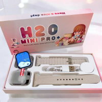 ใหม่ล่าสุด 41mm H20 MINI PRO+ หน้าจอ AMOLED ใหม่ล่าสุด 2025 แถมสายถัก+สายหยัก+เคส+ฟิล์ม คําแนะนําการ