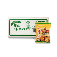 【nomura 野村美樂】買5送5箱購組-日本美樂圓餅乾 暖薑風味 70g(原廠唯一授權販售)