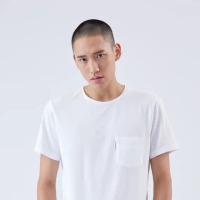 【Bread & Boxers】台灣限定 Crew-Neck 有機棉男用圓領口袋T