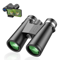 Apexel 12X42mm Zoom Mobile Telescope With Universal Phone Adapter Waterproof BAK4 Lens Outdoor Travel Bird Watching Binoculars