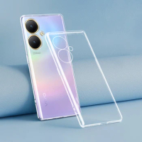Mobile Phone Case for VIVO Y27 Y35+ Y35M+ Y35 Y35M Plus 4G 5G Camera Protective Transparent Luxury Crystal Clear Silicone Covers
